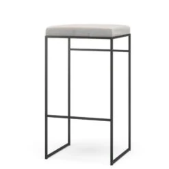 Bar Stool Outdoor Without Backrest 76 Cm, Flanelle