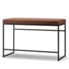 Bench, Black / Brown Leather -Gubi Furni Sales department bench 11