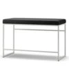 Bench, White / Black Leather 2 Bench, White / Black Leather -Gubi Furni Sales department bench 22