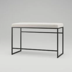 Bench Outdoor Sunbrella, Silver Grey -Gubi Furni Sales department bench outdoor sunbrella 17