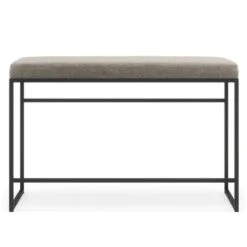 Bench Outdoor Bench Outdoor Sunbrella, Taupe