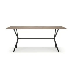 Loft Dining Table Walnut 180x90 Cm