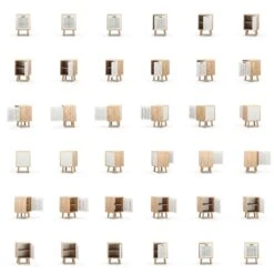 Ray Bedside Table, Oak / White -Gubi Furni Sales department ray bedside table 6