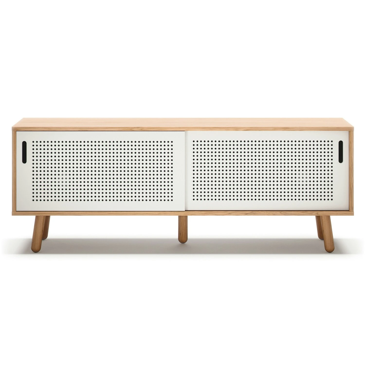 Ray Media Bench 150 Cm, Oak / White 3 Ray Media Bench 150 Cm, Oak / White