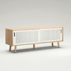 Ray Media Bench 150 Cm, Oak / White 9 Ray Media Bench 150 Cm, Oak / White -Gubi Furni Sales department ray media bench 150 cm 14