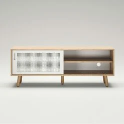 Ray Media Bench 150 Cm, Oak / White 11 Ray Media Bench 150 Cm, Oak / White -Gubi Furni Sales department ray media bench 150 cm 16