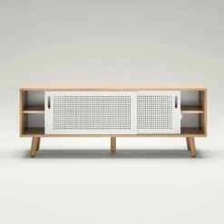 Ray Media Bench 150 Cm, Oak / White 12 Ray Media Bench 150 Cm, Oak / White -Gubi Furni Sales department ray media bench 150 cm 17