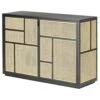 Design House Stockholm Air Sideboard, Black/Cane