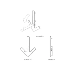 Design House Stockholm Arrow Hanger, Black -Gubi Furni Sales design house stockholm arrow hanger 1