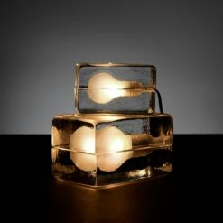 Design House Stockholm Block Lamp Mini, Clear -Gubi Furni Sales design house stockholm block lamp mini clear 4