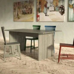 Design House Stockholm Flip Table, Grey Color Accent -Gubi Furni Sales design house stockholm flip table 15