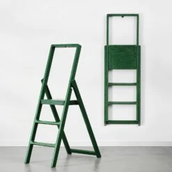 Design House Stockholm Step Ladder, Green 7 Design House Stockholm Step Ladder, Green -Gubi Furni Sales design house stockholm step ladder green 2