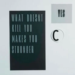 Design Letters, Grey Wooden Letter, Ä