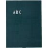 Design Letters Message Board A4, Dark Green