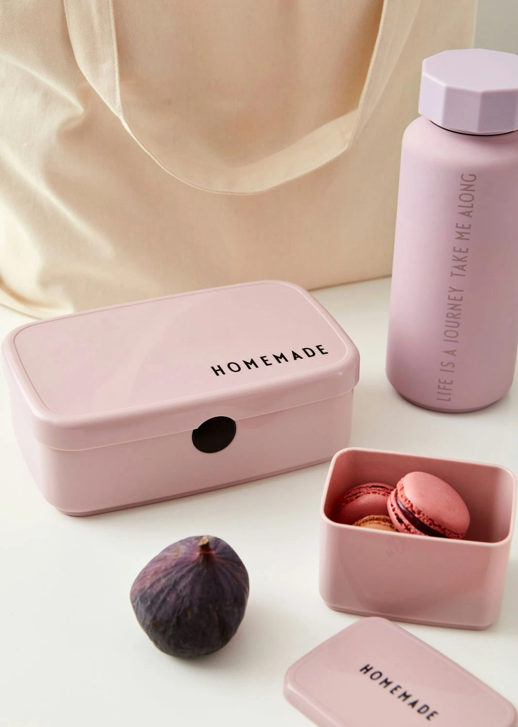 Design Letters Lunch Box, Lavender 4 Design Letters Lunch Box, Lavender - Image 2