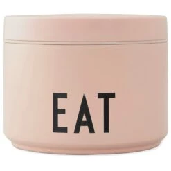 Design Letters Thermo Lunch Box Small, Nude