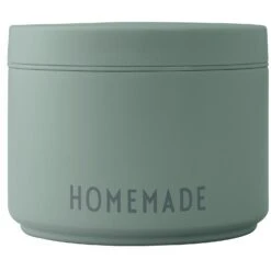 Design Letters Thermo Lunch Box Small, Dusty Green