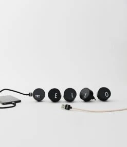 Design Letters USB Charger, D -Gubi Furni Sales design letters usb charger alphabet 5