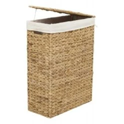 Dixie Water Hyacinth Fishbone Laundry Basket