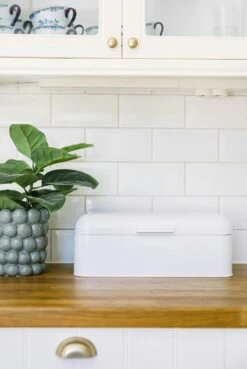 Dorre Bella Bread Box, 42x22,5 Cm -Gubi Furni Sales dorre bella bread box white 4