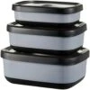 Dorre Fafa Storage Box For Food 3pcs Black 1 Dorre Fafa Storage Box For Food 3pcs Black -Gubi Furni Sales dorre fafa storage box for food 3pcs black 0