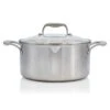 EGO Saucepan With Glass Lid 5 L, Stainless Steel -Gubi Furni Sales ego kastrull med glaslock stainless steel 5