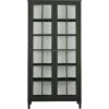 Stockholm 2.0 Display Cabinet 99x37x201, Black