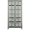 Stockholm 2.0 Display Cabinet 99x37x201, Gray -Gubi Furni Sales englesson stockholm 20 cabinets 99x37x201 3