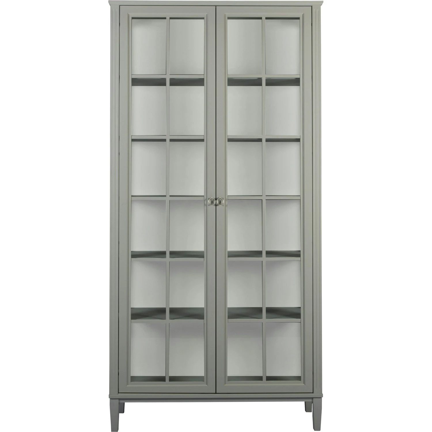 Stockholm 2.0 Display Cabinet 99x37x201, Gray 3 Stockholm 2.0 Display Cabinet 99x37x201, Gray
