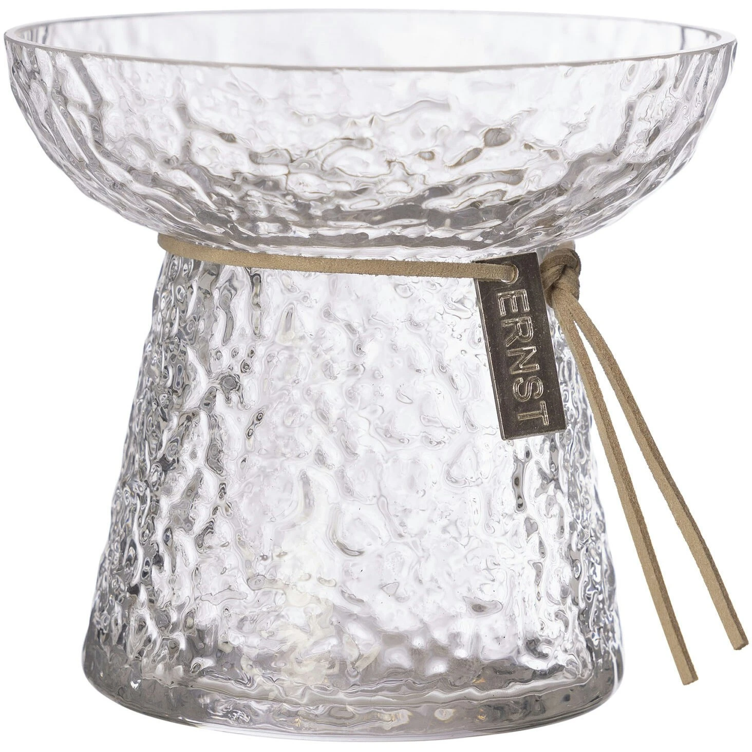 Ernst Bulb Vase Patterned Clear, 11 Cm 3 Ernst Bulb Vase Patterned Clear, 11 Cm