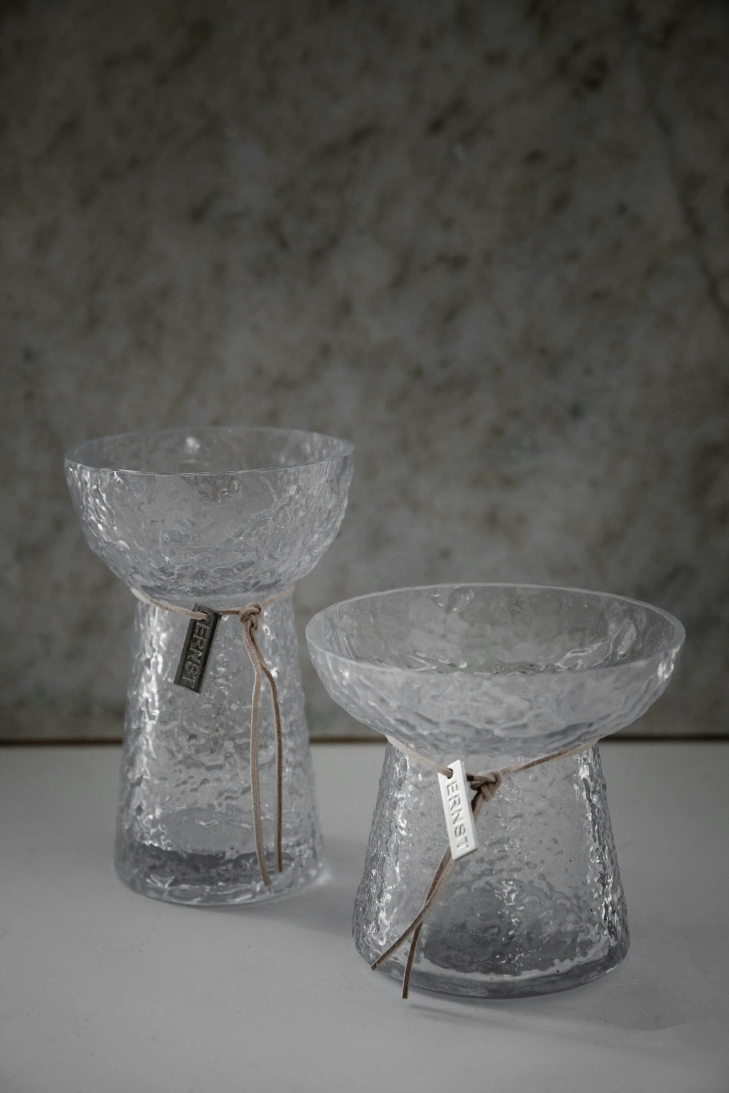 Ernst Bulb Vase Patterned Clear, 11 Cm 4 Ernst Bulb Vase Patterned Clear, 11 Cm - Image 2