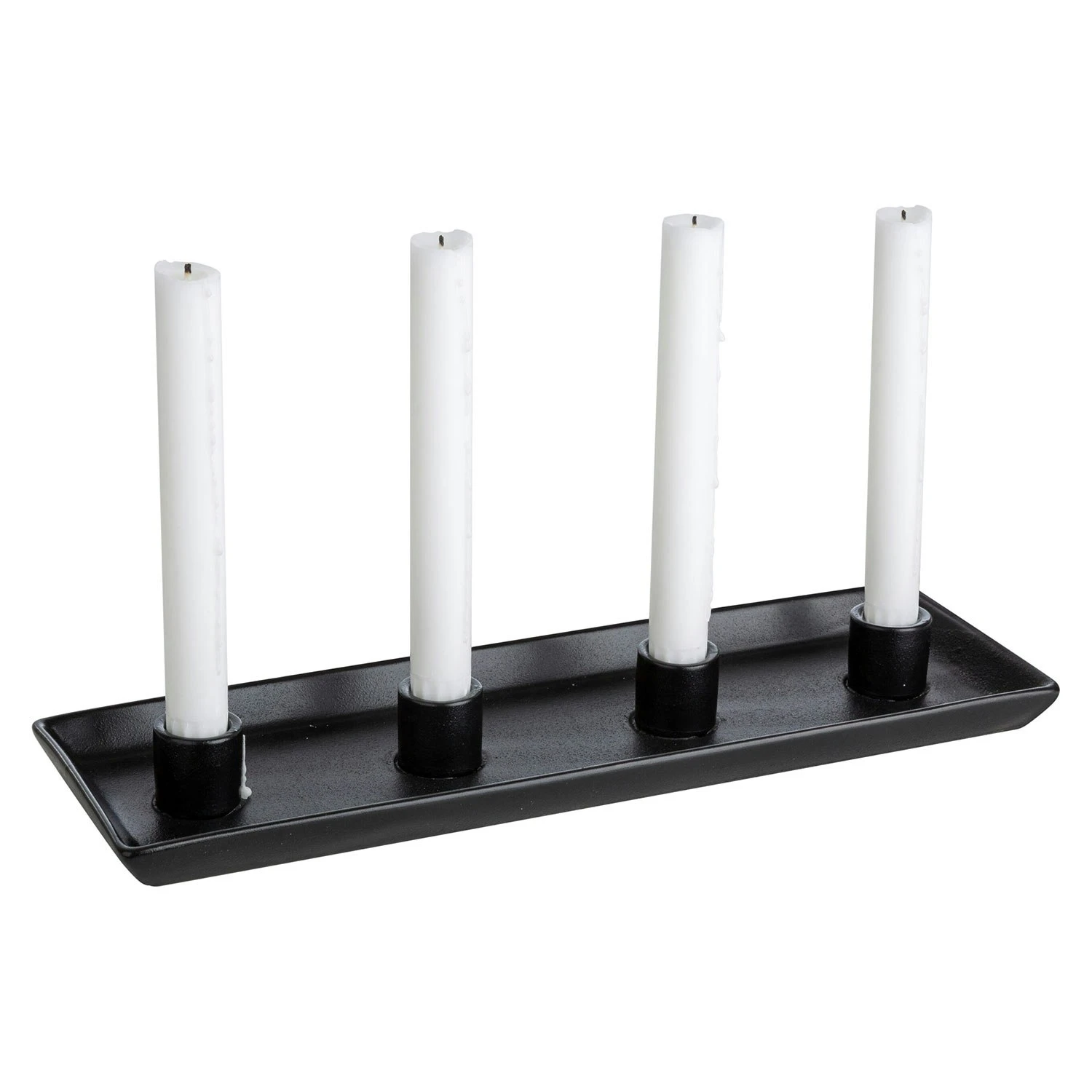 Ernst Candlestick Stoneware, 37 Cm Black 3 Ernst Candlestick Stoneware, 37 Cm Black