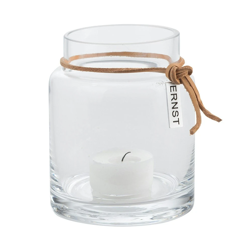 Ernst Candle Holder 10x6,5 Cm, Clear 3 Ernst Candle Holder 10x6,5 Cm, Clear