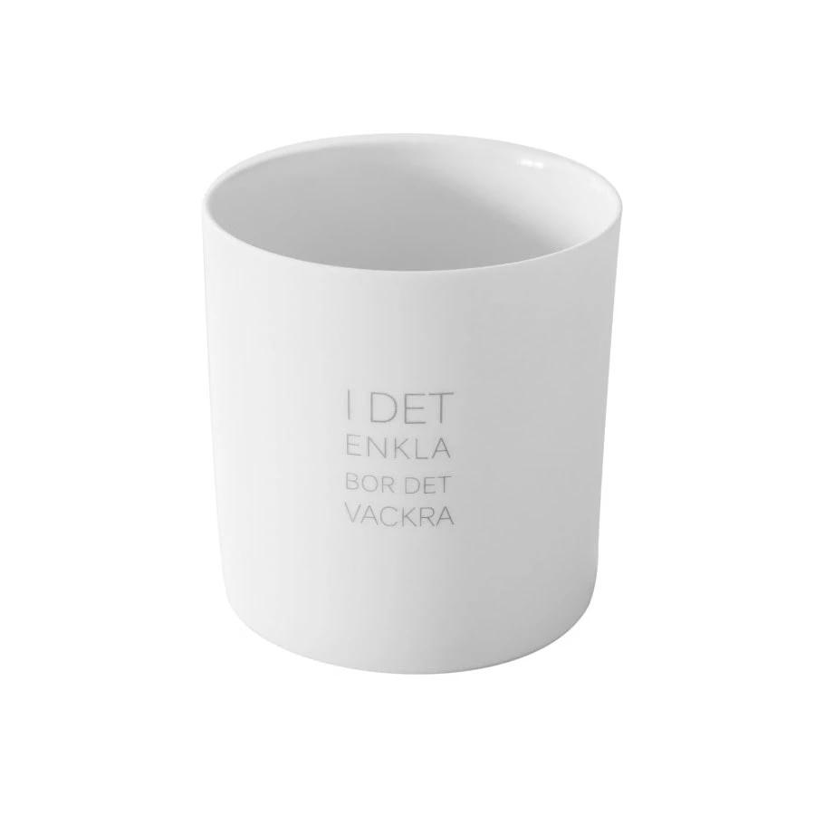 Ernst Quote Candle Holder, ”I Det Enkla” White 3 Ernst Quote Candle Holder, ”I Det Enkla” White