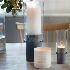 Ernst Quote Candle Holder, ”I Det Enkla” White 9 Ernst Quote Candle Holder, ”I Det Enkla” White -Gubi Furni Sales ernst ernst citat candle holder 8 cm 3