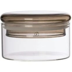 Ernst Storage Jar Clear / Chestnut, 65 Mm