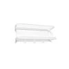 Classic 650 Hat Rack 70 Cm, White 1 Classic 650 Hat Rack 70 Cm, White -Gubi Furni Sales essem design classic 650 hat rack white 4