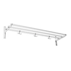 Nostalgi Hat Rack / Shoe Rack 100 Cm, Aluminium / Aluminium