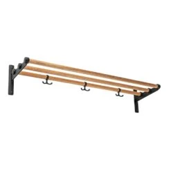 Nostalgi Hat Rack / Shoe Rack 100 Cm, Black / Oak