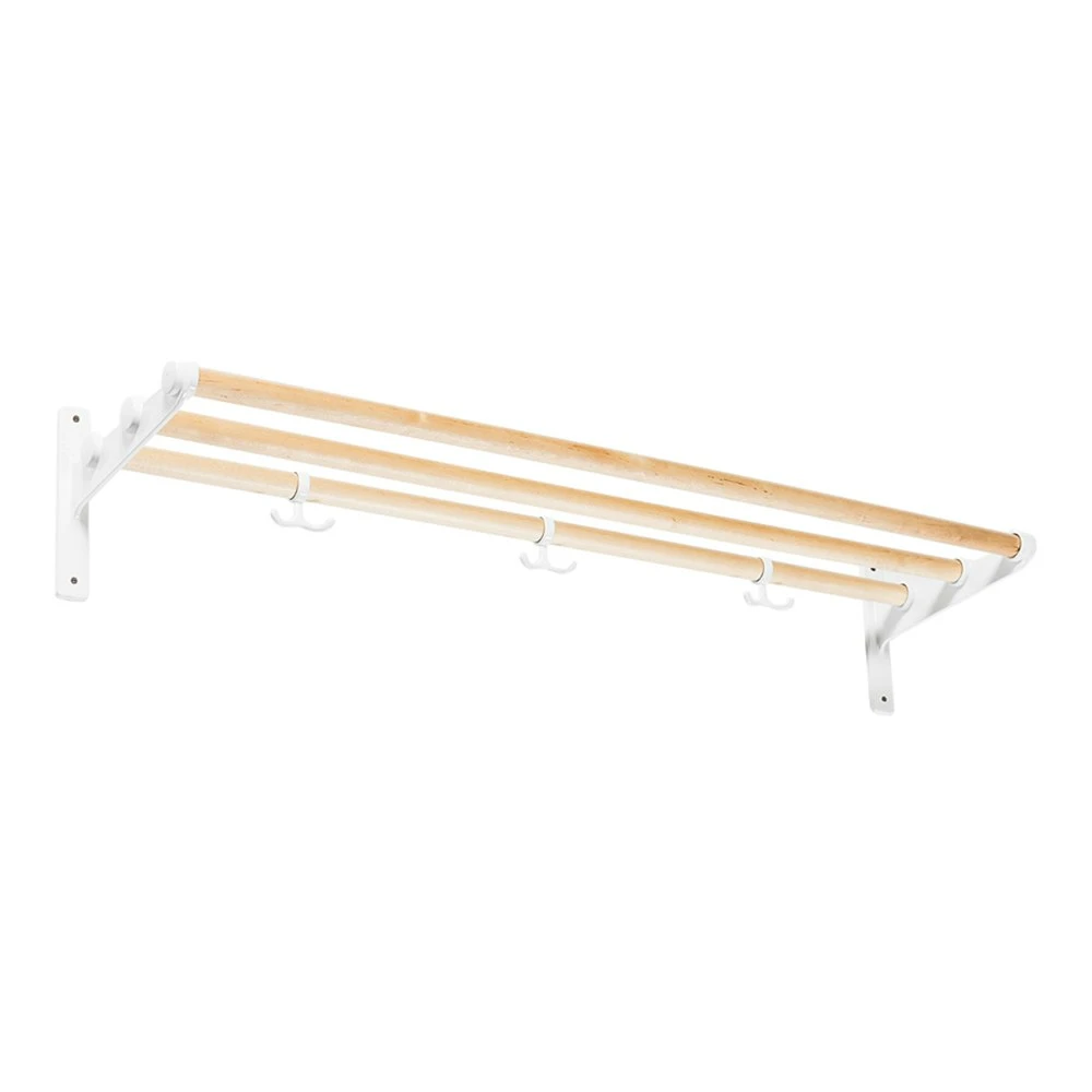 Nostalgi Hat Rack / Shoe Rack 100 Cm, White / Birch 3 Nostalgi Hat Rack / Shoe Rack 100 Cm, White / Birch
