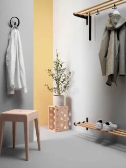 Nostalgi Hook 2 Pcs, White -Gubi Furni Sales essem design nostalgi hook 2 pcs 2 1