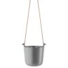 Eva Solo Self Watering Pot With Leather String, Nordic Grey