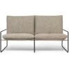 Ferm LIVING Desert Dolce Sofa Dark Sand / Black, 2-Seater 1 Ferm LIVING Desert Dolce Sofa Dark Sand / Black, 2-Seater -Gubi Furni Sales ferm living desert dolce sofa black dark sand 1