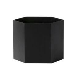 Ferm LIVING Hexagon Pot XL, Black