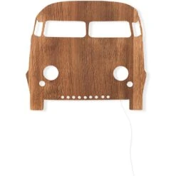 Car Wall Lamp, Smoked Oak
