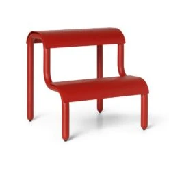 Up Step Stool, Poppy Red