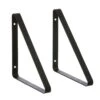 Ferm LIVING Metal Shelf Hangers 2pcs, Black -Gubi Furni Sales ferm living metal shelf hangers 2 pcs 6