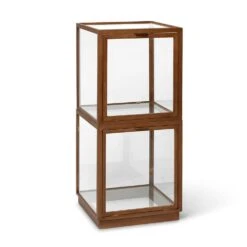 Ferm LIVING Miru Glass Montre, Dark Stained Oak -Gubi Furni Sales ferm living miru glass montre 3