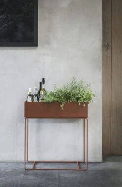 Ferm LIVING Plant Box Flower Box 60x65 Cm, Black -Gubi Furni Sales ferm living plant box 3 4