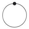 Ferm LIVING Black Towel Hanger 2 Ferm LIVING Black Towel Hanger -Gubi Furni Sales ferm living towel hanger 0